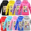 Middle-aged Children's Pullovers Cosplay Cartoon Printed Children's Pullover Sweatshirt