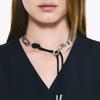 SENTIMENTS No.584 [SILVER] CLIP LAYERED NECKLACE