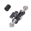 1/4inch Thread to 17mm Ball Head Joint Base Double Socket Arm Extension Arm Motorcycle Bike Phone Mount Camera Lighting