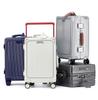 Drop-Resistant 24" Front-Opening Suitcase Set with Lock (20" Carry-On Included)