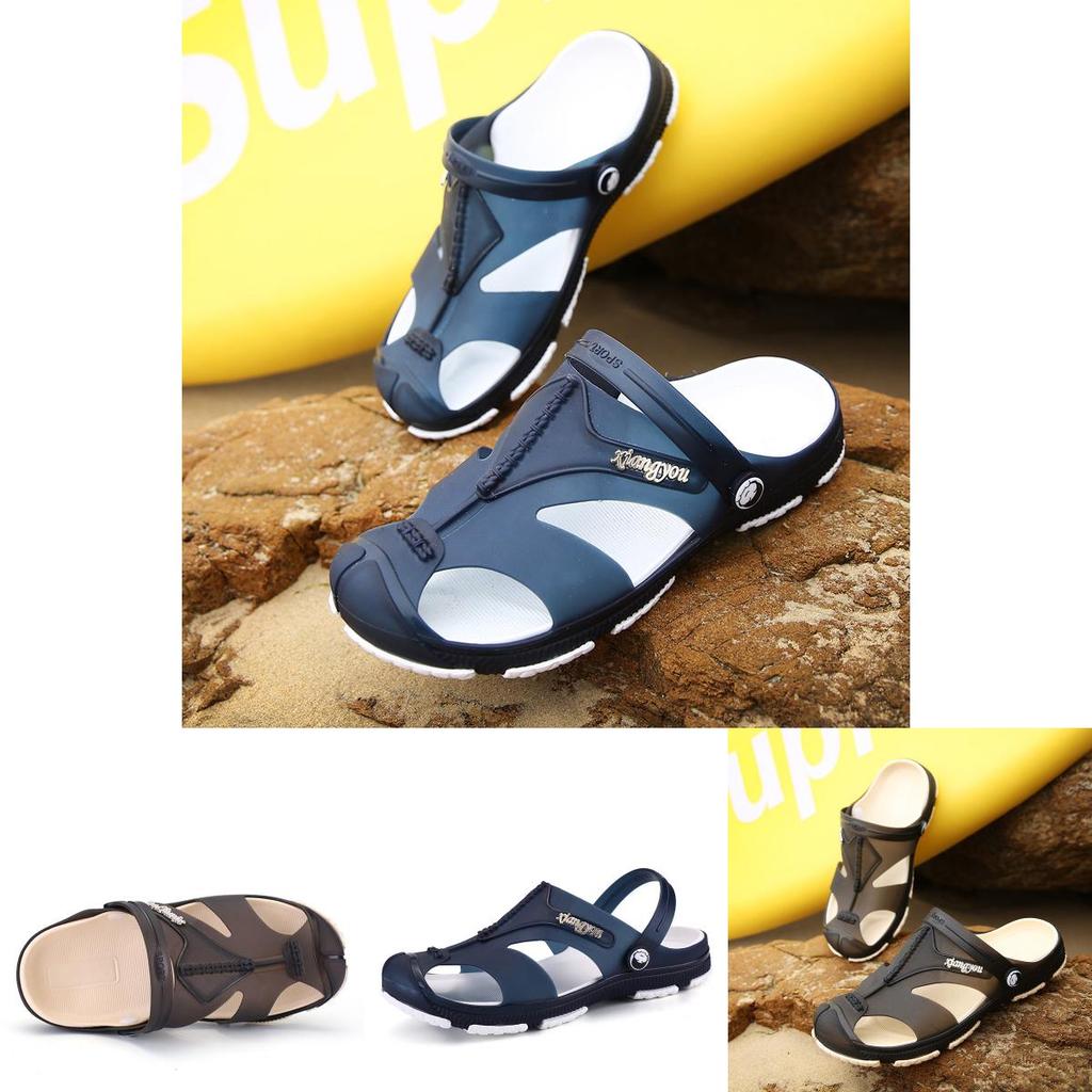 Versatile Mens Flip Flops Sandals Rubber Casual Men Shoes Summer Fashion Beach Slippers