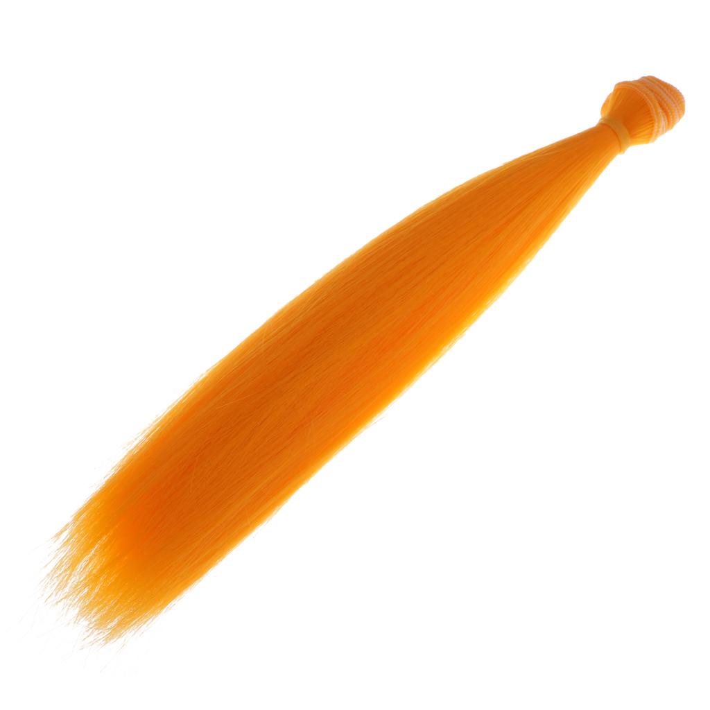 Doll Hair Bulk Wigs Synthetic Craft Hair Hairpiece for Dolls Making Supplies