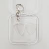 1/2/3Pcs Guitar Pick Holder Keychain Portable Travel Hanging Clear Plastic Pick Storage Case Metal Key Ring Guitarists Guitar Lovers Gift