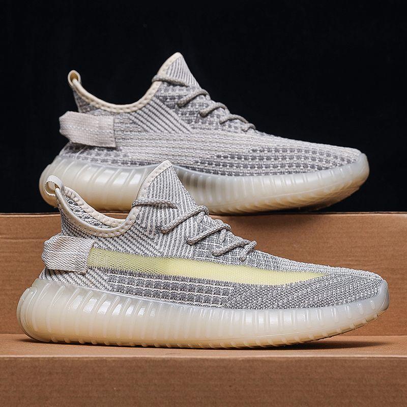 Summer breathable one-pedal men's shoes coconut shoes men's and women's couples running shoes casual sports shoes large size versatile mesh shoes