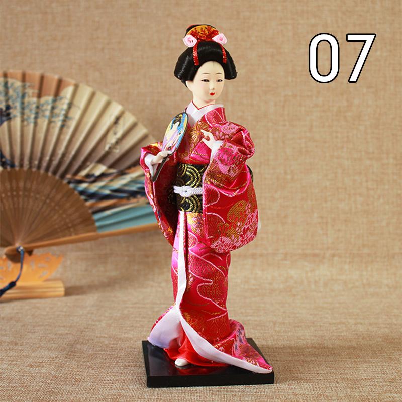 Krásné japonské figurky gejš Panenky s krásným kimonem Domácí dekorace na plochu Miniatury Kolekce ozdob z gejš Dárek