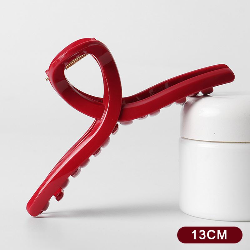 Soft Silicone Hairpin Shark Clip Hairpin Soft Anti-Collision Back Head Clip Anti-Fall Durable Square Keel Clip