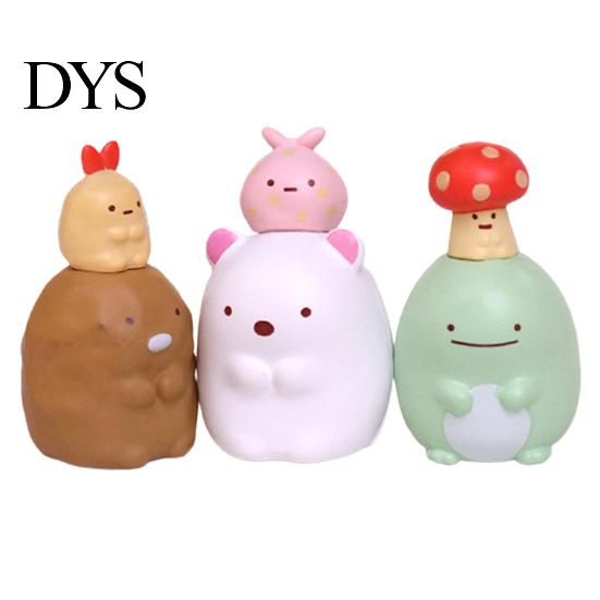 8Pcs Cute Anime Figure Sumikko Gurashi Model Toy Car Ornaments Home Decoration