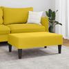 Footstool Yellow 77x55x31 Cm Velvet