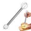Cream Whipper Cream Whipper Steel Handheld Miso Muddler For Soup Sauce Small And Exquisite Kitchen Cooking Tools Mini Egg Beater