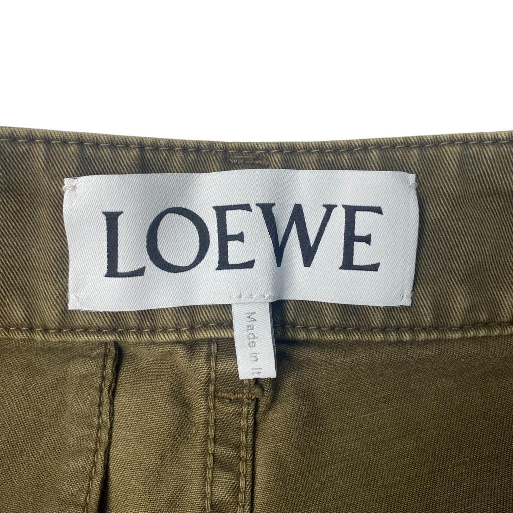 Used LOEWEcargo pants Olive cotton mens