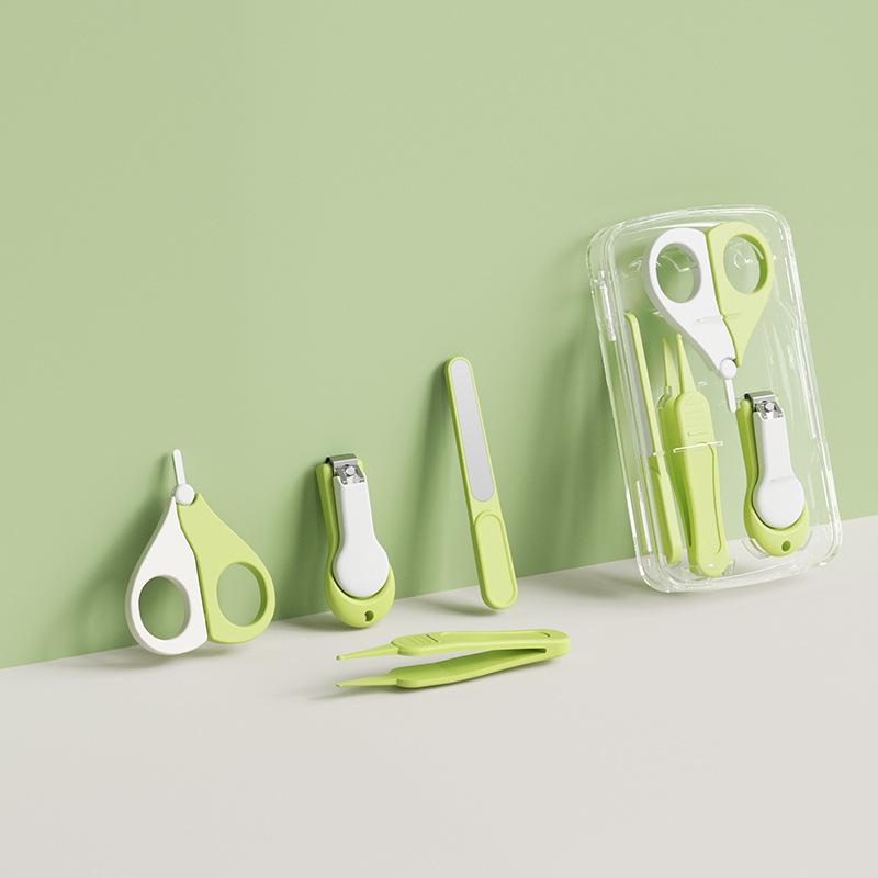 Newborn & Toddler Safe Nail Clipper Set - Anti-Pinch Design