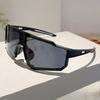 Ladies' Fashion Large Frame Gradient Color Lens Glasses - Lightweight Plastic Frame Anti Glare Coating, Casual Trendy Glasses