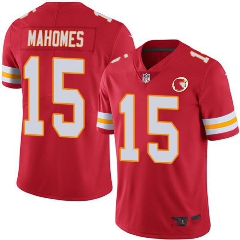 Kansas City Chiefs 15 Patrick Mahomes 87 Legend Embroidered Football Jersey Men Women Cotton Blend Sportswear
