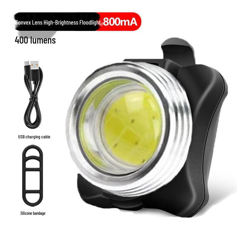 USB Rechargeable Compact Bicycle and Scooter Light - Front, Tail, and Safety Warning Lamp