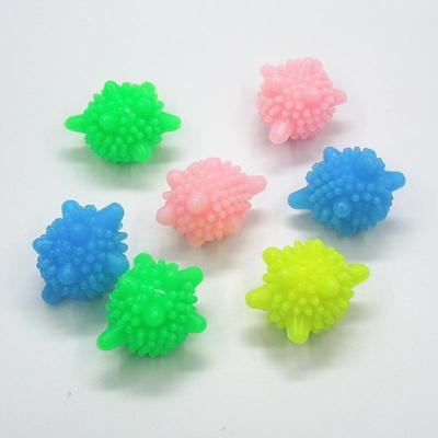 10Pcs Eco-Friendly Laundry Balls | Anti-Static Anti-Tangle Washing Machine Dryer Balls PVC Reusable Fabric Softener