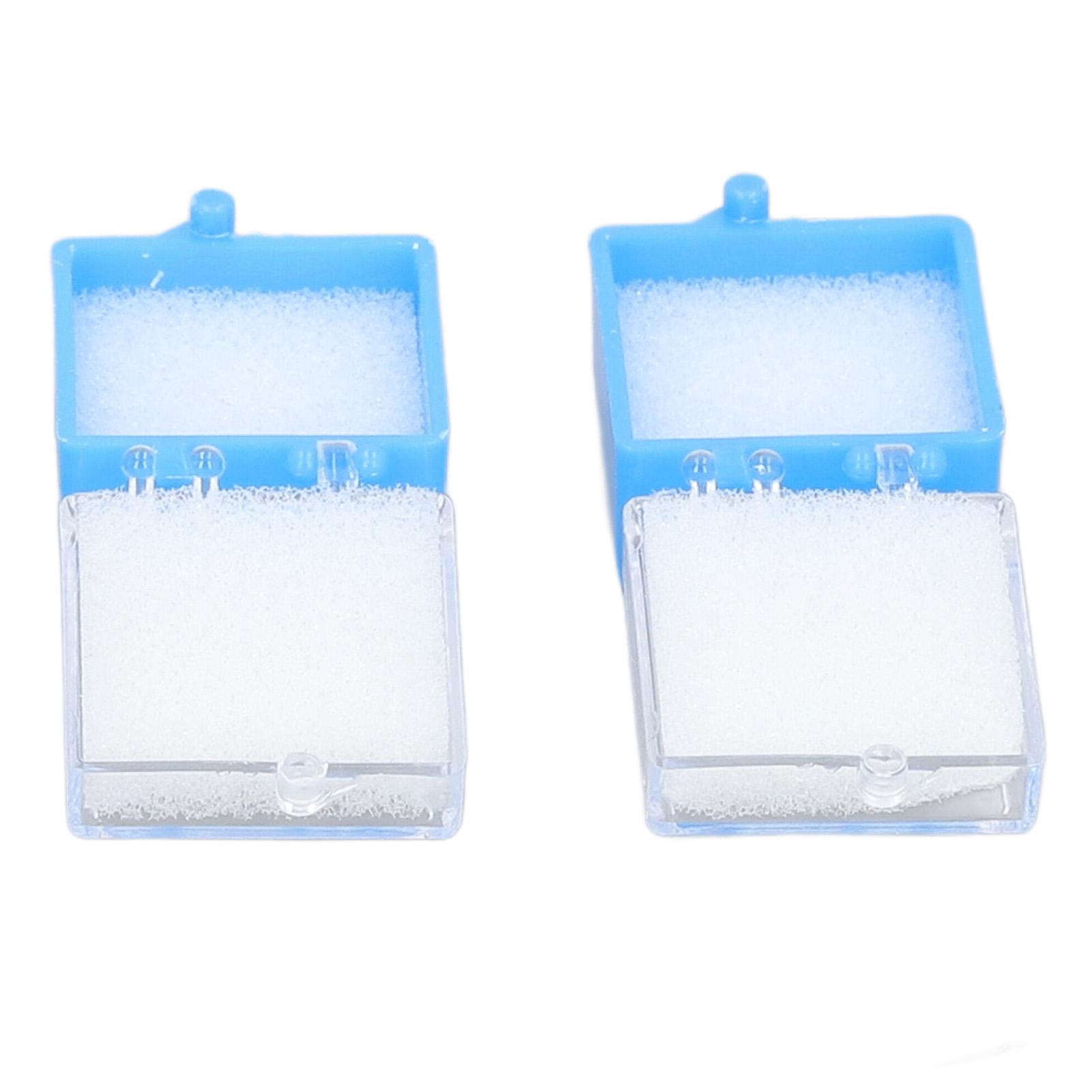 

20 шт. Стоматологические коробки для коронок с пенопластом, Пластиковые коробки для зубных мостов, Футляр для хранения коронок и виниров для зубных протезов