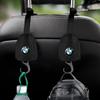 1/2pcs Leather Car Seat Back Hooks Portable Hanging Bag Rack For BMW E30 E34 E36 E39 E46 F10 F13 M Performance X1 F48 X3 X4 X5