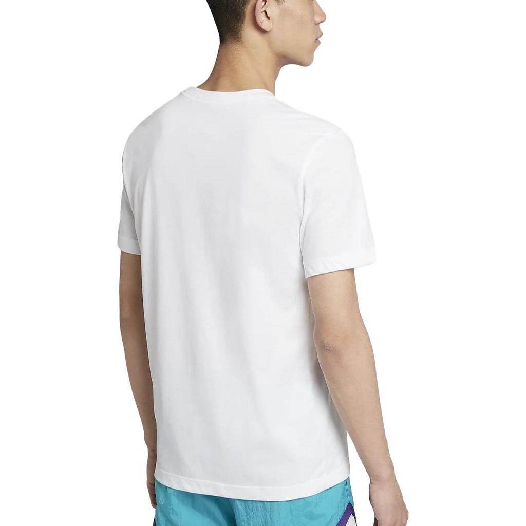 Nike T Shirts Men's White Crew Neck Moderate Straight Fit ci9847-100