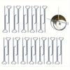 10Pcs 4.3 Inch Candle Wick Holders Clip Wick Fixer Stainless Steel Holders for Candle Making Metal Wick Centering Device Tools