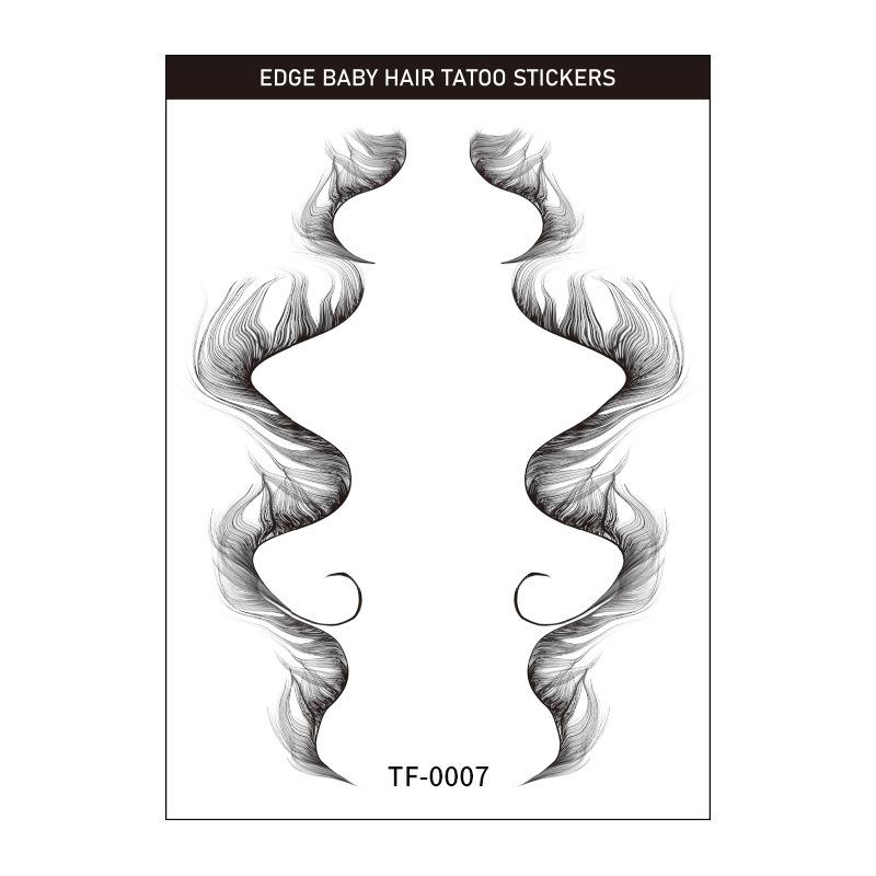 Bangs Sticker Eyebrow Sticker Hair Sticker Hairline Wig Tattoo Sticker Hair Edge Tattoo