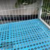 2Pack hare enclosure Mat, Antignaw Plastic Foot Pad, Breathable, Cuttable Gray