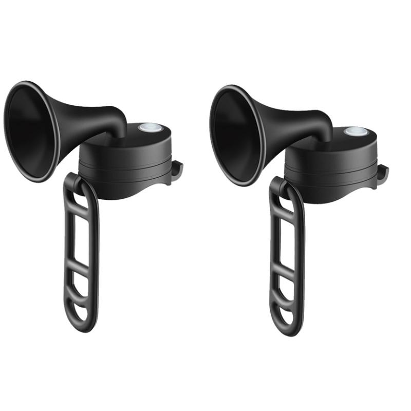 120Db Electric Bicycle Horn Loud Warning Bell 5 Modes Bicycle Warning Safety Ring Horn For Mountain Road Bike Scooter Accessory