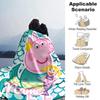 Customiz Name Personality Peppa Pig Blanket Soft &Warm Sofa Office Bed Travel Lunch Break Blanket, Gift Suitable All Seasons