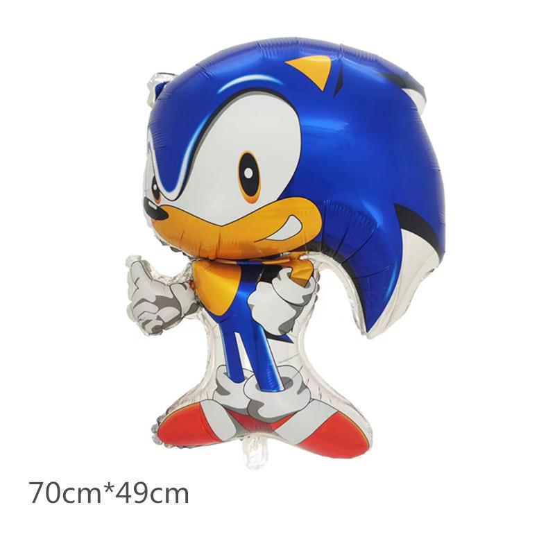 

Cartoon Blue Glitter Hedgehog Balloon Sonic Game Happy Birthday Party Decoration Baby Shower Boy Kids Party Supplies Kids Gifts
