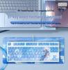 F87-Key Compact Silent Mechanical Gaming Keyboard for Girls - Customizable Design for Office and E-Sports