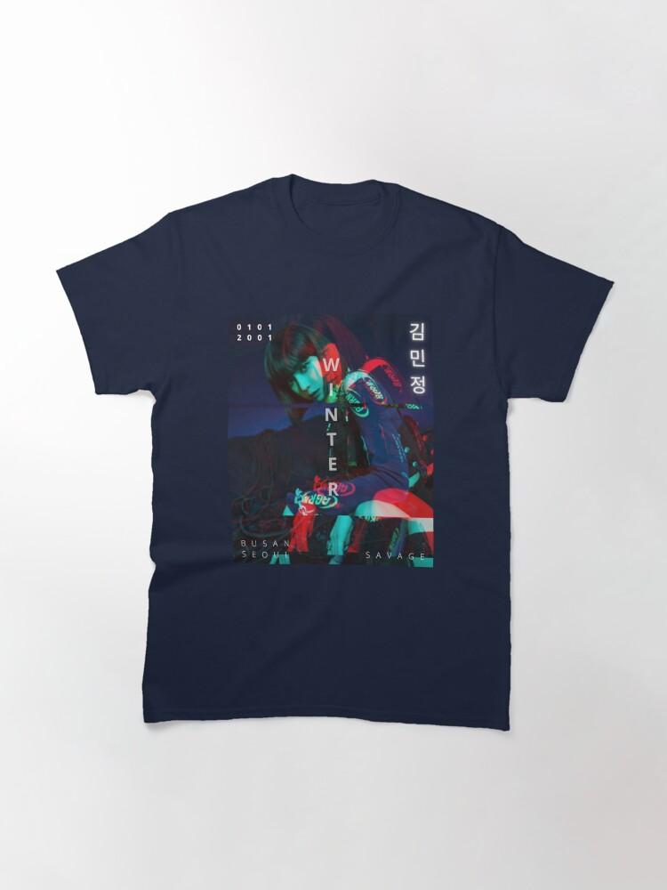 aespa Winter SAVAGE Glitch Version Classic T-Shirt