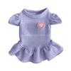 Dog Clothes Princess Skirts Spring Summer Clothing Teddy Bigbear Pomeranian Casual Dress Cat Lightweight Pet Clothes