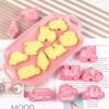 8Pcs Cartoon Transports Vehicle Pattern Cookie Cutters Pressable Biscuits Mold