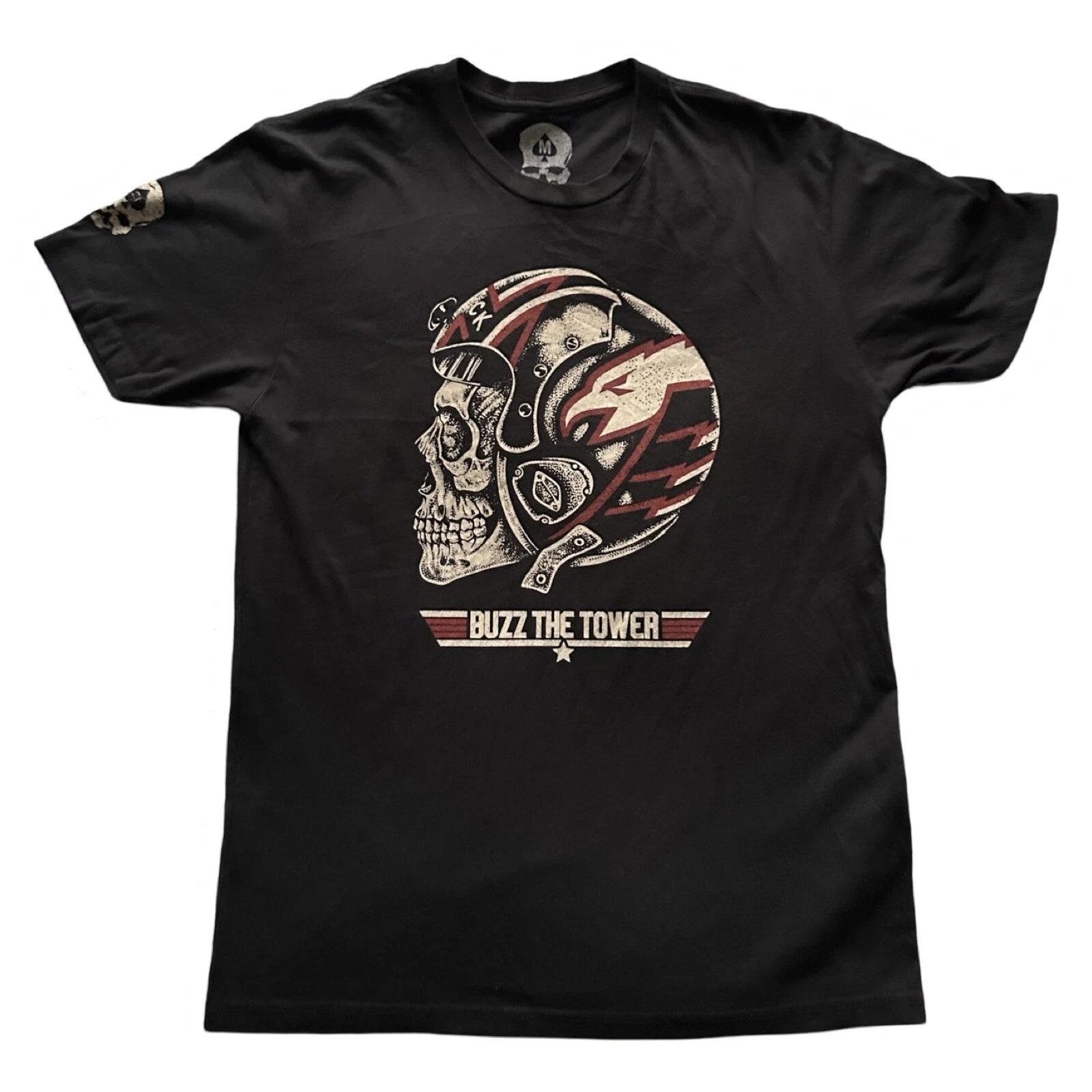 Zero Foxtrot Shirt Buzz The Tower Maverick Skull Tshirt Mens Sz M XL