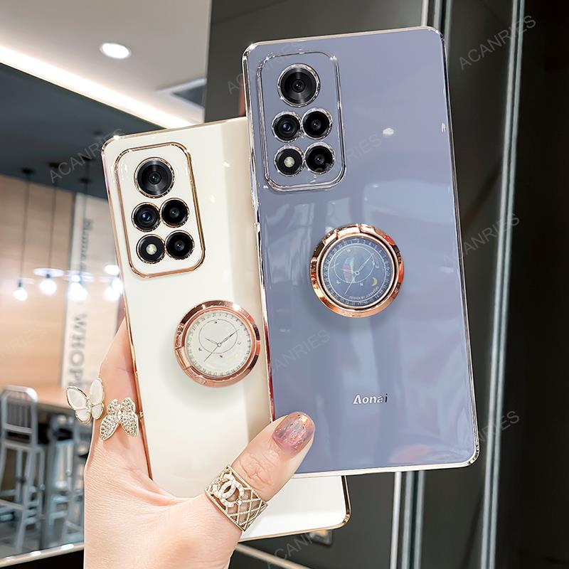 Luxusní pouzdro na prsten pro Xiaomi Mi Poco X3 Nfc X4 M4 Pro 5g 4g M3 F3 F4 Gt pokovování silikonový kryt Poko X 3 M 4 X3pro