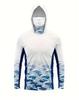Men's Sunscreen Quick-drying Breathable Printed Fishing Suit with Face Mask Taiwan Fishing Sea Fishing Boat Fishing Luya Fishing Suit