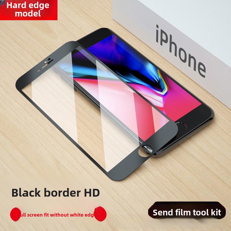 Ochranné tvrzené sklo pro iPhone 6s/7 Plus/8 Plus/SE 2/SE 3 - Pokrytí celého okraje (K dispozici v černé/bílé barvě)