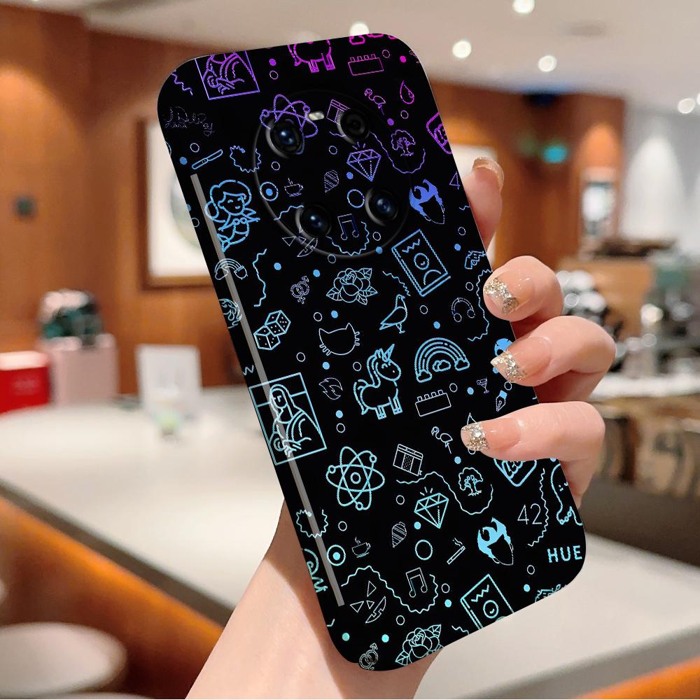All-inclusive Film Phone Case Cartoon Fashion Design Hard Shell Full Cover Camera Protection Case for iPhone Huawei Honor Vivo Google