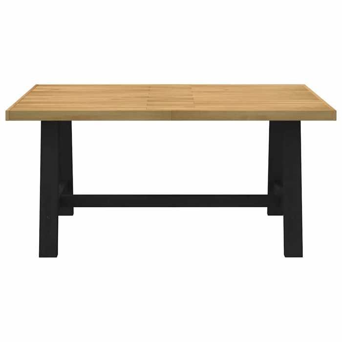 VidaXL Table à manger NOAIN pieds en forme de A 160x90x75cm massif pin, table de salle à manger, table de dîner, table de 4100042