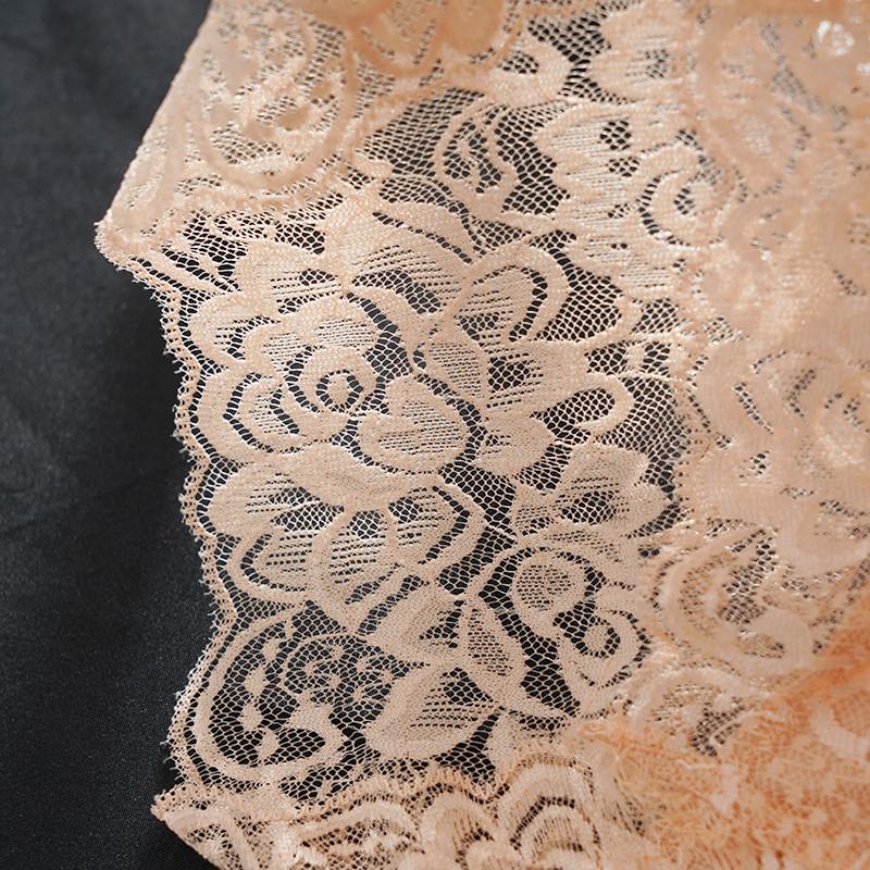 Damskie Koronkowe Majtki z Wysokim Stanem Seksowne Wycięcia Kontrolujące Brzuch Oddychający Bawełniany Krocze Bielizna