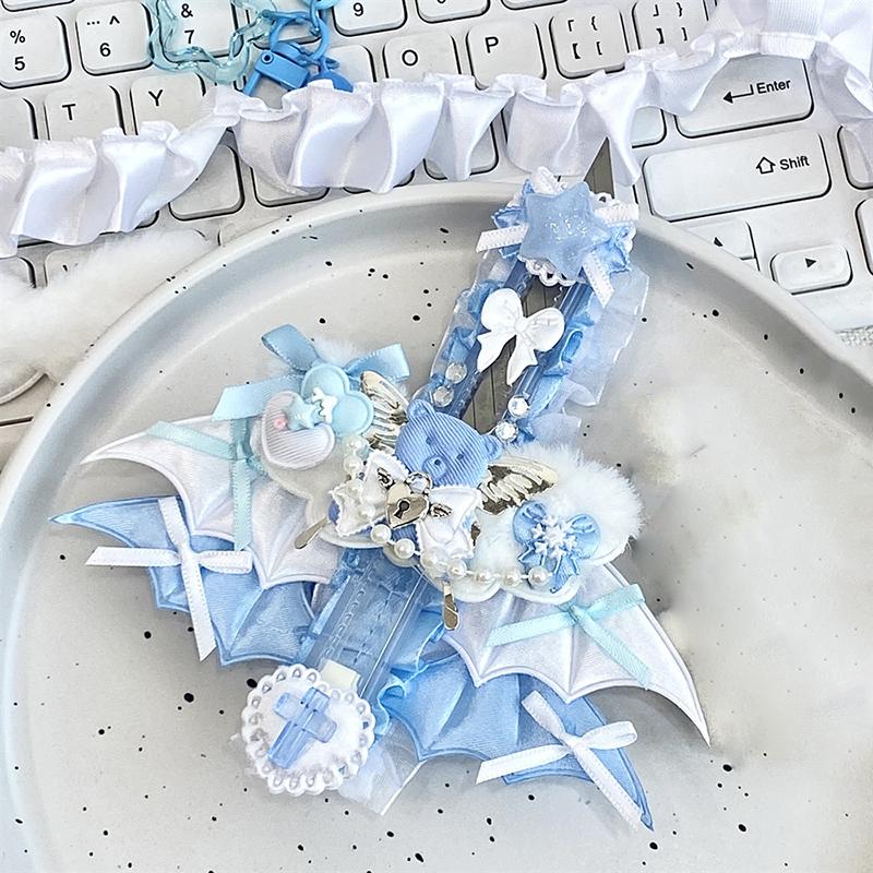 

Милый Модный Розовый Канцелярский Нож Крылья Бант Сердце Канцелярский Нож Бумага Студент Портативный Милый Нож Креативный Резак для Бумаги Подарки A6