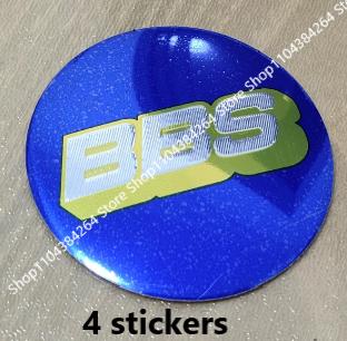 4 pièces Autocollants pour Surface Courbe 56/60/65/70/75/80mm Autocollants de Cache-Moyeux de Roues de Voiture pour Accessoires d'Autocollants de Cache-Moyeux Central BBS
