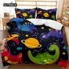 Dinosaur Bedspread Cover Sets Kids' Bed Cover Kit Full Playing Basketball Tyrannosaurus Animal Double Size Queen Dimension King Size Long-lasting