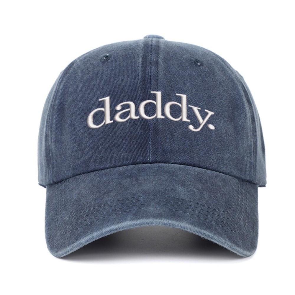 Adjustable daddy. Embroidery Caps Vintage Baseball Cap Fashion Sport Visors Cap  Father's Gift