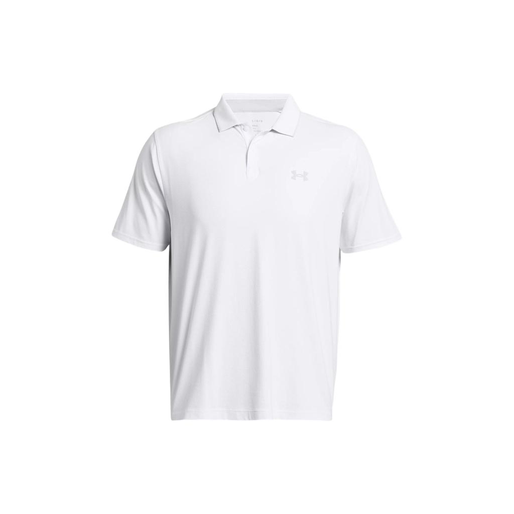 Under Armour Ua Iso-Chill Printed Logo Loose Fit Short Sleeve Polo Shirt Men polo shirts White 1377364-100