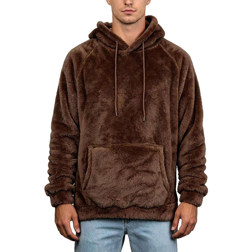 Herren Kapuzenpullover Langarm Sportlich Pullover