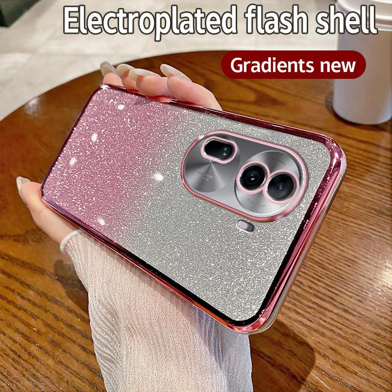 Luxury Glitter Colorful Girls' Phone Case For Oppo Reno 8T 9 10 Reno 11 12 12F 13 Pro 13F Reno 14 Pro Shockproof Bumper Cover