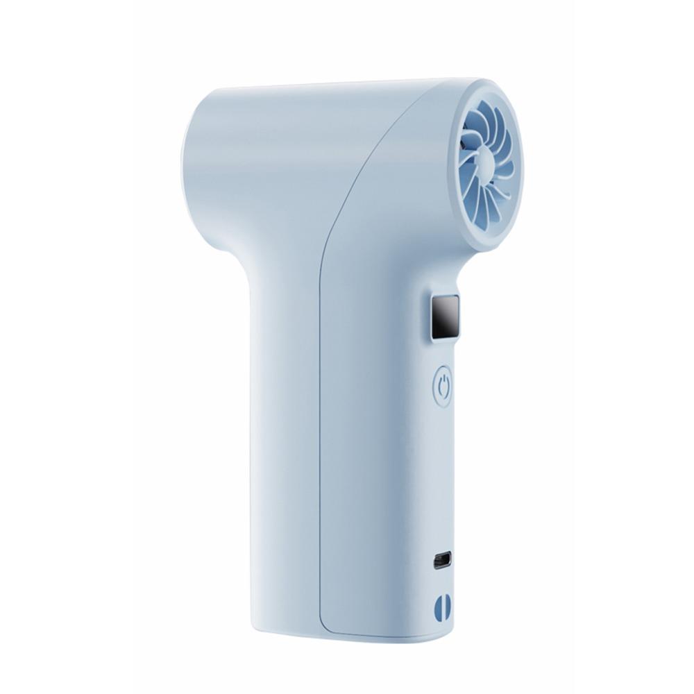 5 Speed Wind Handheld Cooling Fan LED Display Electric Fan Portable Turbo Fan  Outdoor Camping