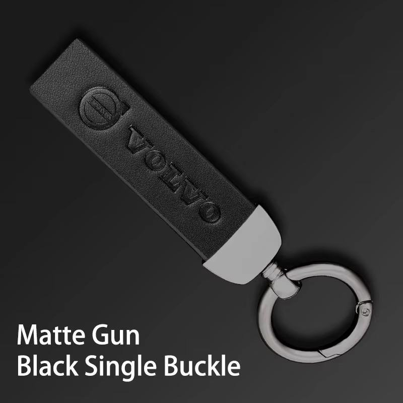 glyqj2 Car Key Rings Luxury Leather Keychain Pendant Accessories For Volvo ES90 EC40 EX40 EM90 XC90 V90 V60 XC60 V40 S80 S60 S90 C40 XC