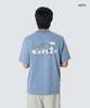 SNOWPEAK APPAREL [Snow Peak I Bt21] Graphic Short Sleeve T-Shirt (S26Mufts90) Blue
