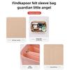 Purse Organizer Insert Felt Cloth Insert Bag Makeup Handbag Travel Inner Purse Cosmetic Toiletry Bags Fits For FK Bucket Bag